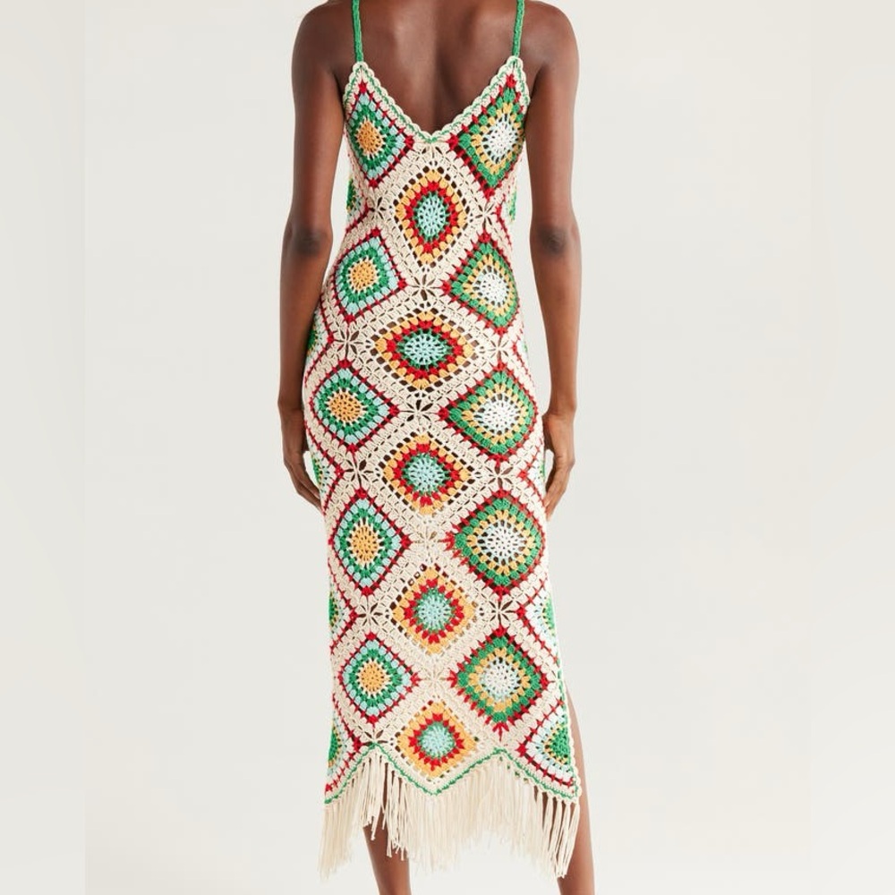 NWT Elan Crochet Maxi Dress - Picture 2 of 6